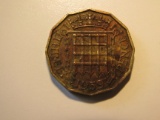 Foreign Coins: 1959 Great Briatin 3 Pence