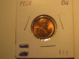 US Coins: 1958 Wheat Peeny