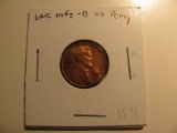 US Coins: UNC 1950-D Penny
