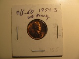 US Coins: UNC 1958 Penny