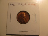 US Coins: BU 1957-D Penny