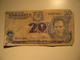 Foreign Currency: Tanzania 20 Ishirini