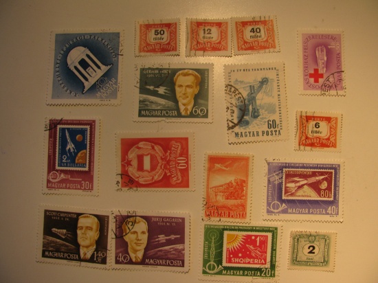 Vintage stamp set of: Hungary
