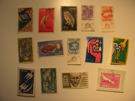Vintage stamp set of: Israel
