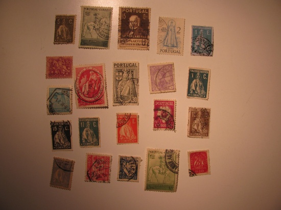 Vintage stamp set of: Portugal