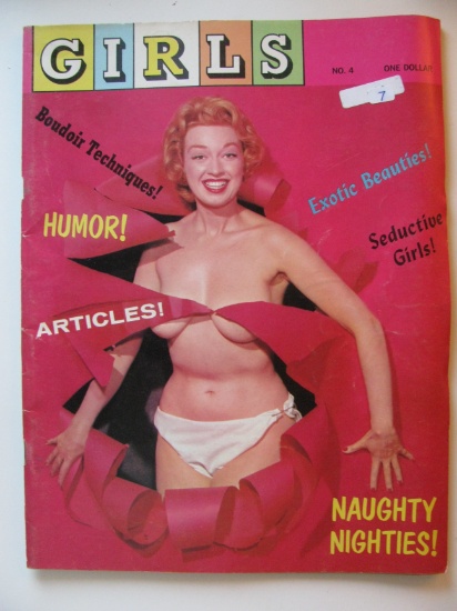 1960s Adult Pin Up Magazine GIRLS Vol.1 No.4