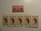 6 Vintage Unused Mint U.S. Stamps