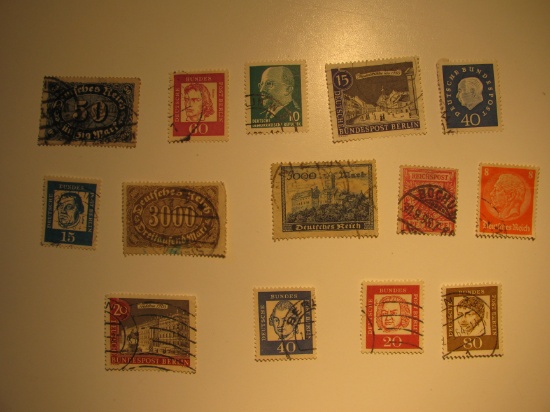 Vintage stamps set of:  Germany
