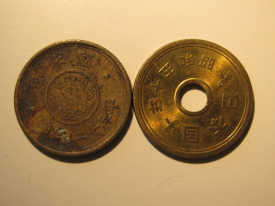 Foreign Coins: 2xChineese coins