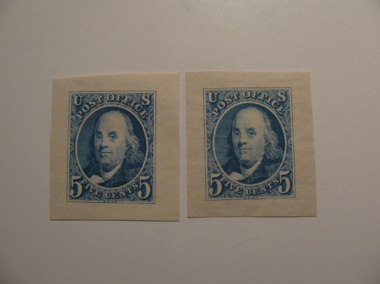 2 Vintage Unused Mint U.S. Stamps