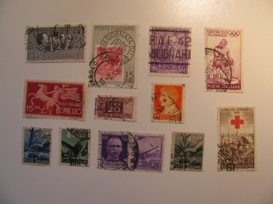 Vintage stamps set of:  Italy