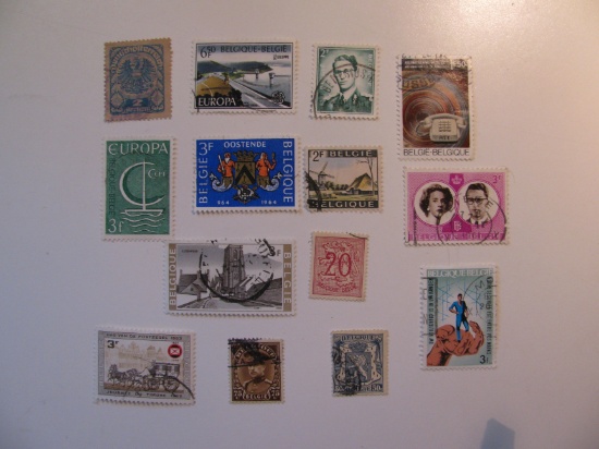 Vintage stamps set of:  Austria & Belgium