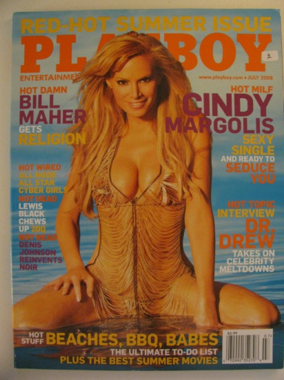 July 2008 Playboy Magazine