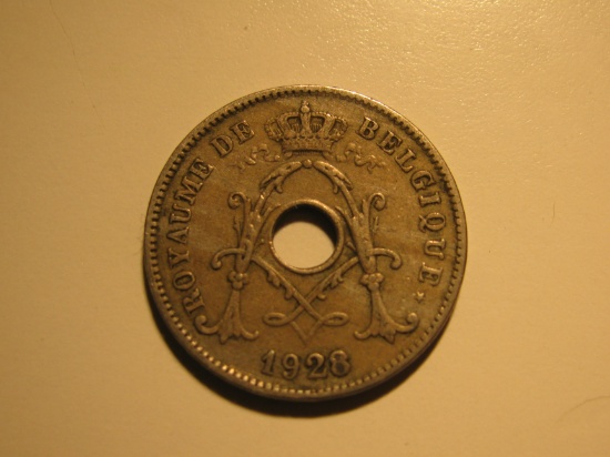 Foreign Coins: 1928 France 10 Centimes