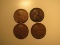 US Coins: 4x1929 wheat pennies