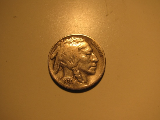 US Coins: 1930 Buffalo 5 cents