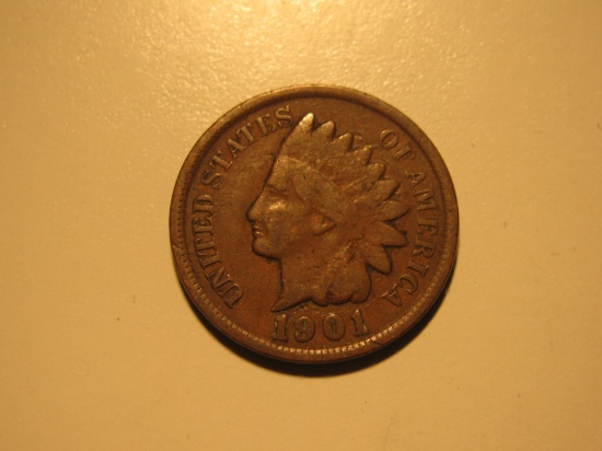 US Coins: 1901 Indian Head