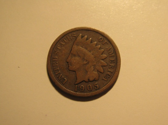 US Coins: 1905 Indian Head
