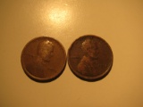 US Coins: 2x1916 wheat pennies