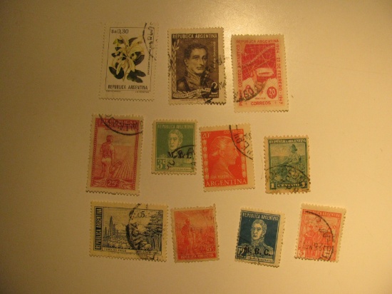 Vintage stamps set of: Argentina