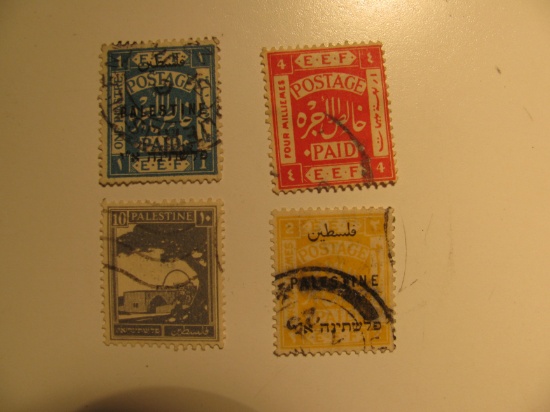 Vintage stamps set of: Palestine