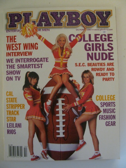October 2001 Playboy Magazine