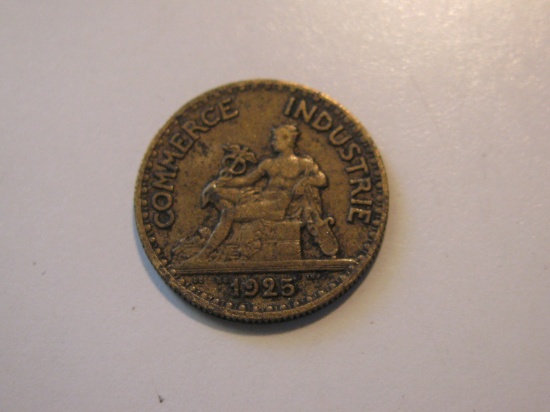 Foreign Coins: 1925 France 50 Centimes