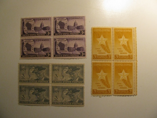 12 Vintage Unused Mint U.S. Stamps