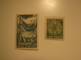 2 French Guyana Vintage Unused Stamp(s)