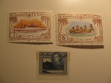 3 St. Vincent Vintage Unused Stamp(s)