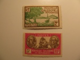 2 New Caledonia Vintage Unused Stamp(s)