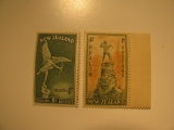 2 New Zealand Vintage Unused Stamp(s)