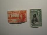2 Naysland Vintage Unused Stamp(s)