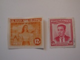 2 Philippines Vintage Unused Stamp(s)