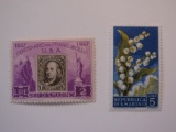 2 San Marino Vintage Unused Stamp(s)