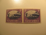 2 South Africa Vintage Unused Stamp(s)
