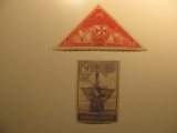 2 Spain Vintage Unused Stamp(s)