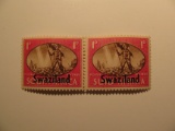 2 Swaziland Vintage Unused Stamp(s)