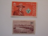 2 Toga Vintage Unused Stamp(s)