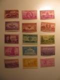 15 Vintage Unused Mint U.S. Stamps