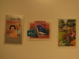 3 Australia Vintage Unused Stamp(s)