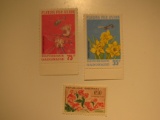 3 Gabon Vintage Unused Stamp(s)