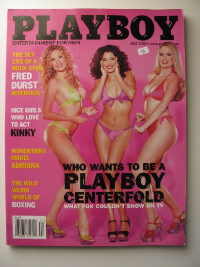 July 2002 Playboy Magazine