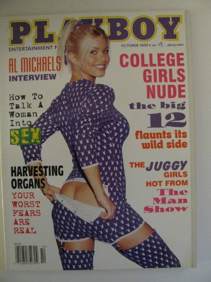 October 2002 Playboy Magazine