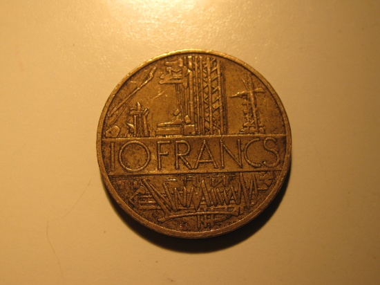 Foreign Coins: 1980Belgium 10 Francs