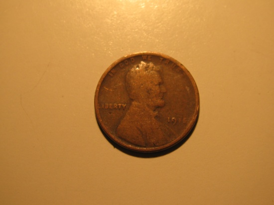 US Coins: 1915 Wheat penny