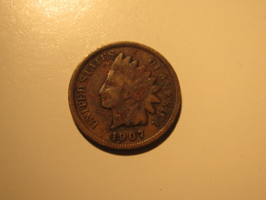 US Coins: 1907 Indian Head