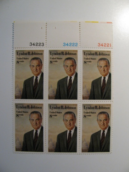 6  Vintage Unused Mint U.S. Stamps