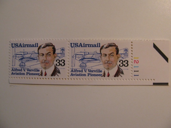 2 Vintage Unused Mint U.S. Stamps