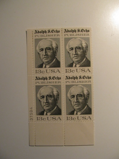 4 Vintage Unused Mint U.S. Stamps